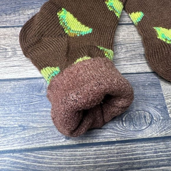 NWT Northeast Outfitters Mens Cozy Cabin Taco Socks Crew Size Large (Brown) - Picture 4 of 7